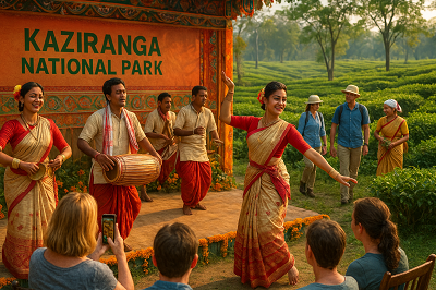 Cultural Show and Folk Dance in Kaziranga
