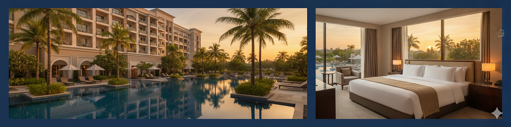 Kaziranga National Park with luxury resorts nestled in natural surroundings