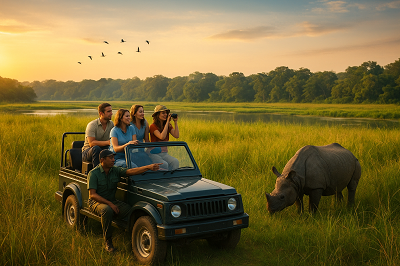 Jeep Safari in Kaziranga National Park